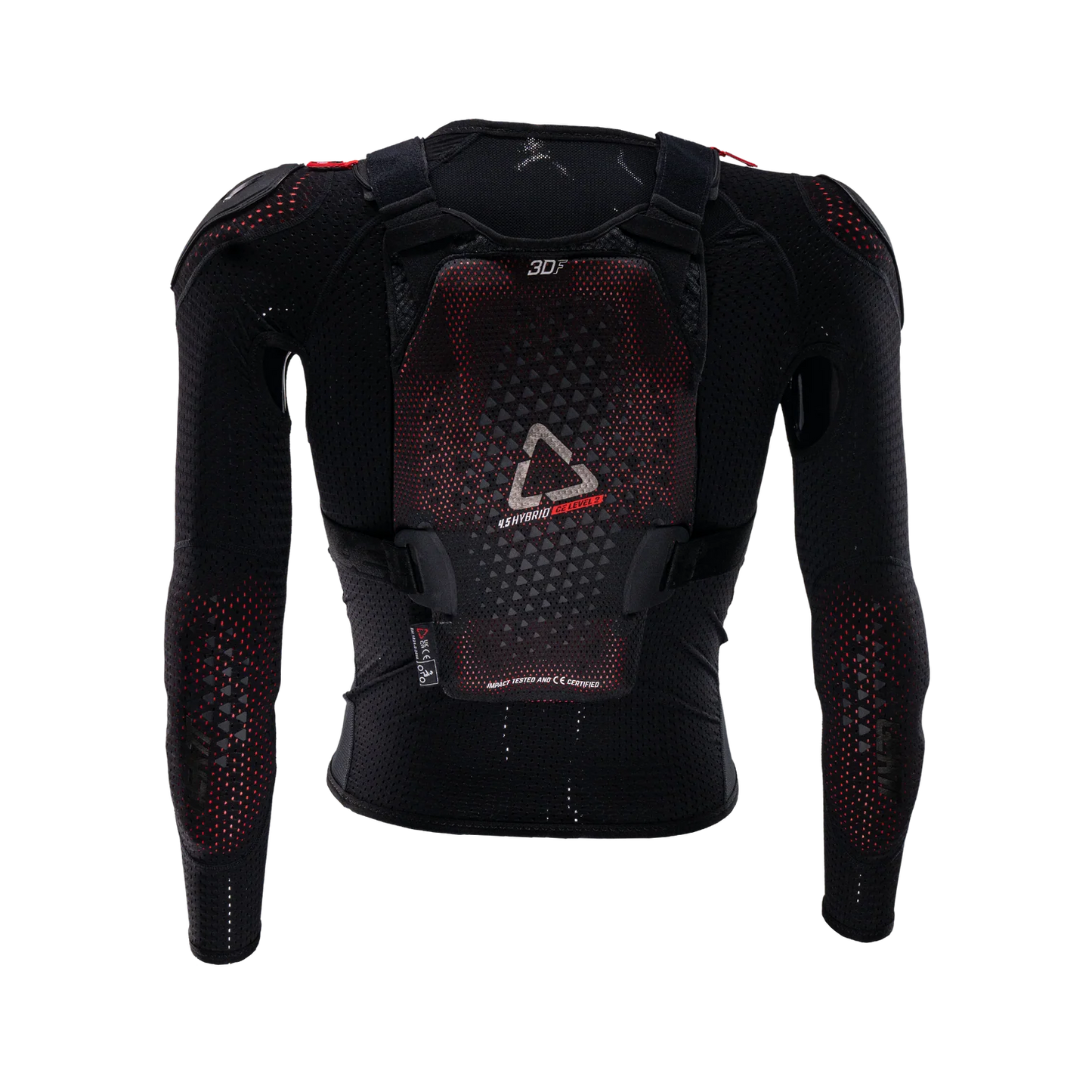 LEATT 4.5 HYBRID Junior Schutzweste Schwarz