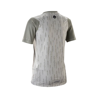 Trikot LEATT MTB TRAIL 3.0 Damen Kurzarm Grau/Weiß