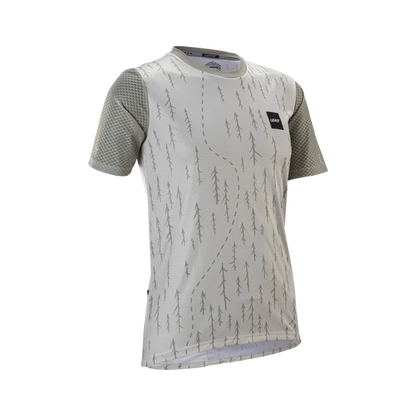 Trikot LEATT MTB TRAIL 3.0 Damen Kurzarm Grau/Weiß