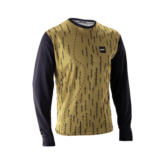 LEATT MTB TRAIL 3.0 Trikot Langarm Braun