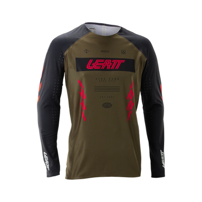 Trikot LEATT MTB GRAVITY 5.0 Langarm Braun