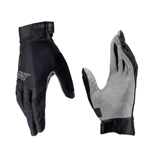 LEATT MTB 2.0 X-FLOW STEALTH Handschuhe Schwarz/Grau