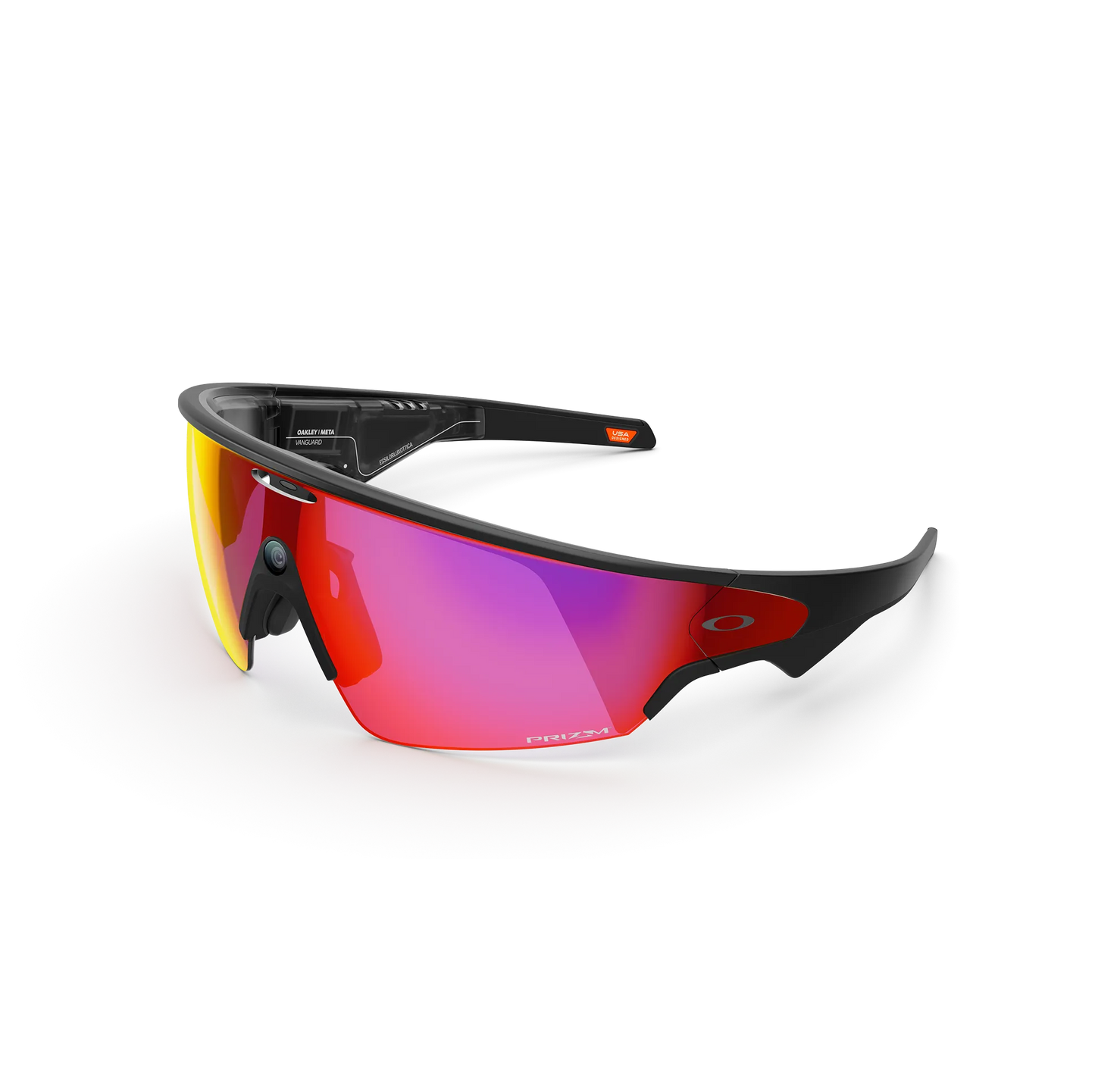 Brille OAKLEY VANGUARD META Schwarz Glas Prizm Road