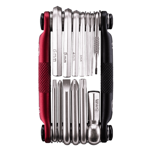 CRANKBROTHERS MULTI-13 Multitool in Schwarz/Rot