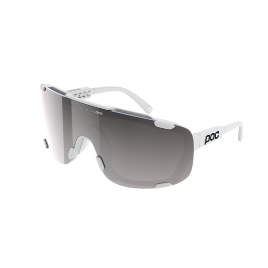 POC DEVOUR MID Brille Weiß Glas Clarity Road/Sunny Silver