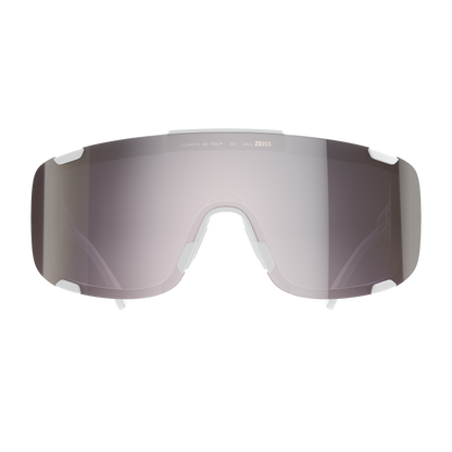 Brille POC DEVOUR MID + Weiß Glas Clarity Road Sunny Silver