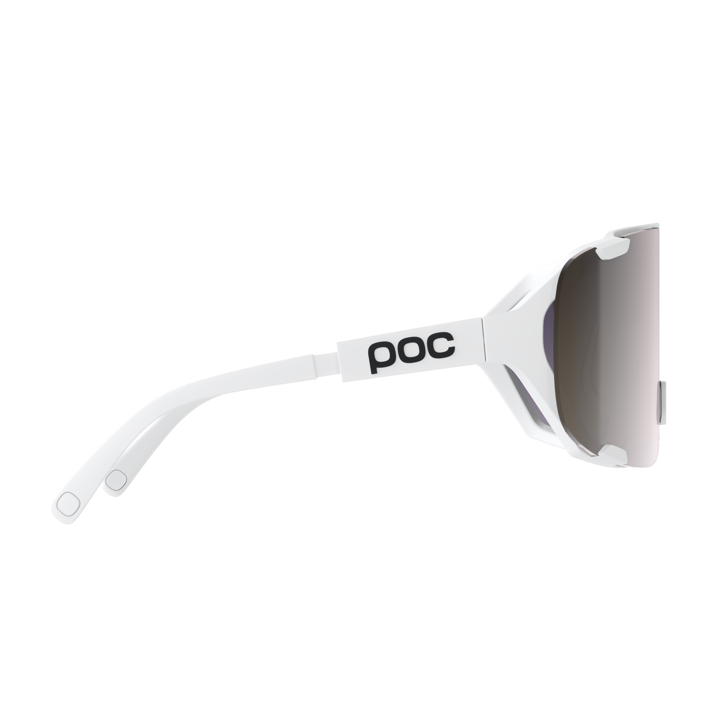 POC DEVOUR MID Brille Weiß Glas Clarity Road/Sunny Silver