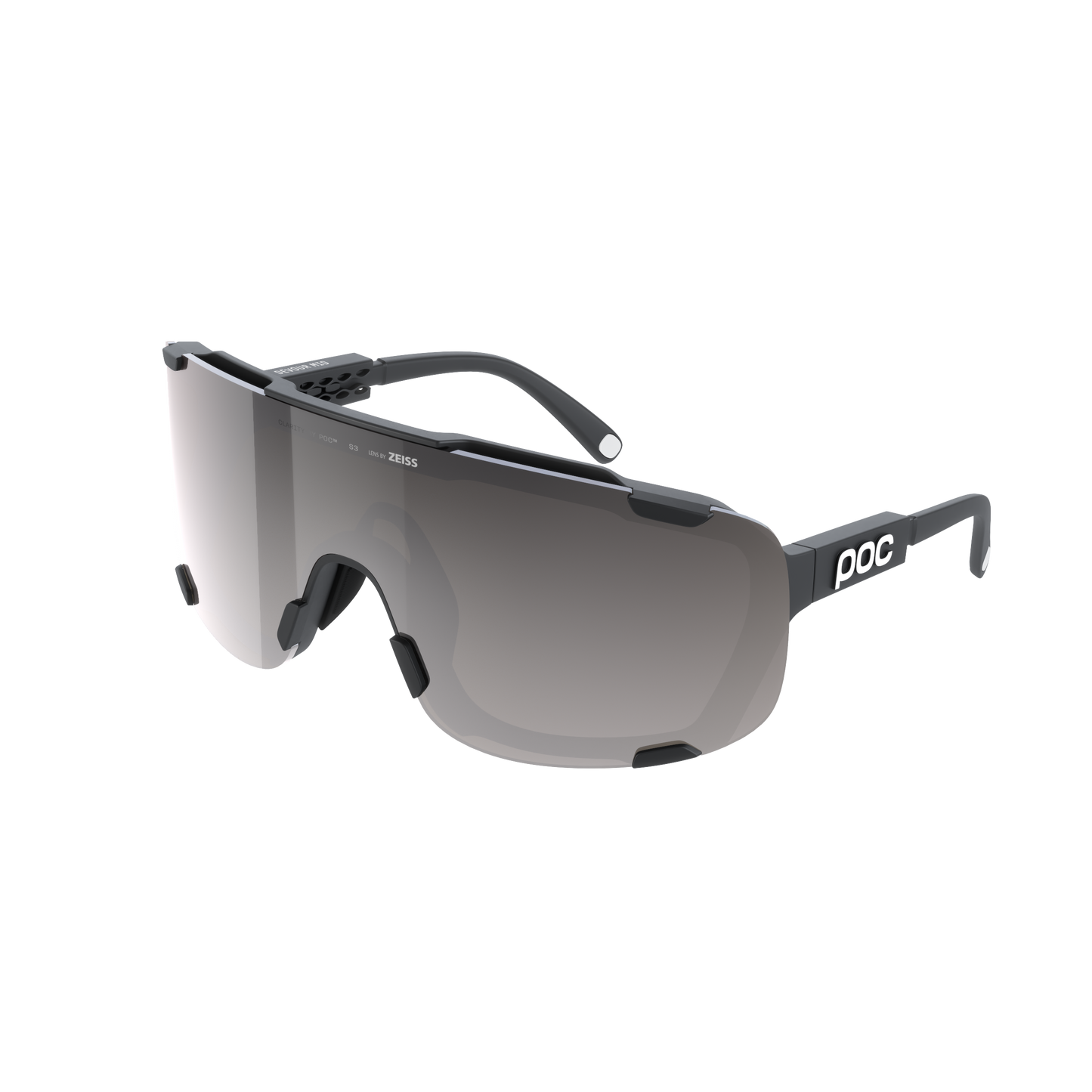 Brille POC DEVOUR MID + Schwarz Clarity Road/Sunny Silver Glas