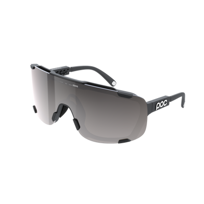 Brille POC DEVOUR MID + Schwarz Glas Clarity Road Sunny Silver