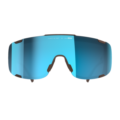 Brille POC DEVOUR MID Braun Glas Clarity Universal Sunny Turquoise