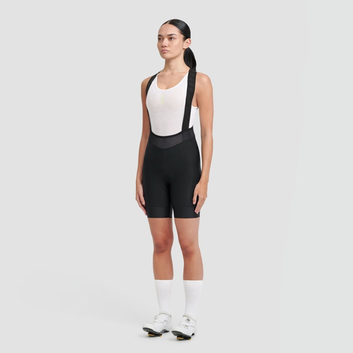 MAAP SHORT TEAM EVO Damen Kurze Trägerhose Schwarz