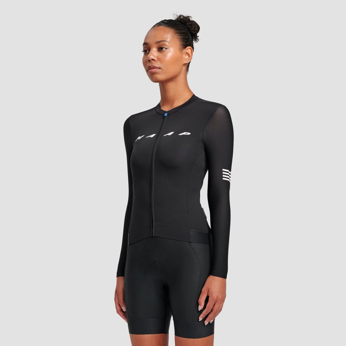 MAAP EVADE PRO BASE LS 2.0 Damen Langarm Trikot Schwarz