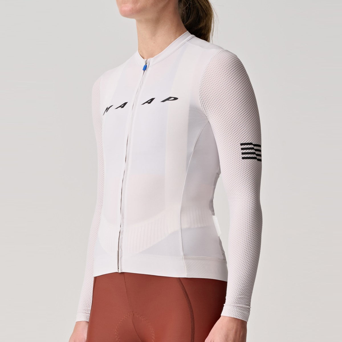 MAAP EVADE PRO BASE LS 2.0 Damen Langarm Trikot Weiß