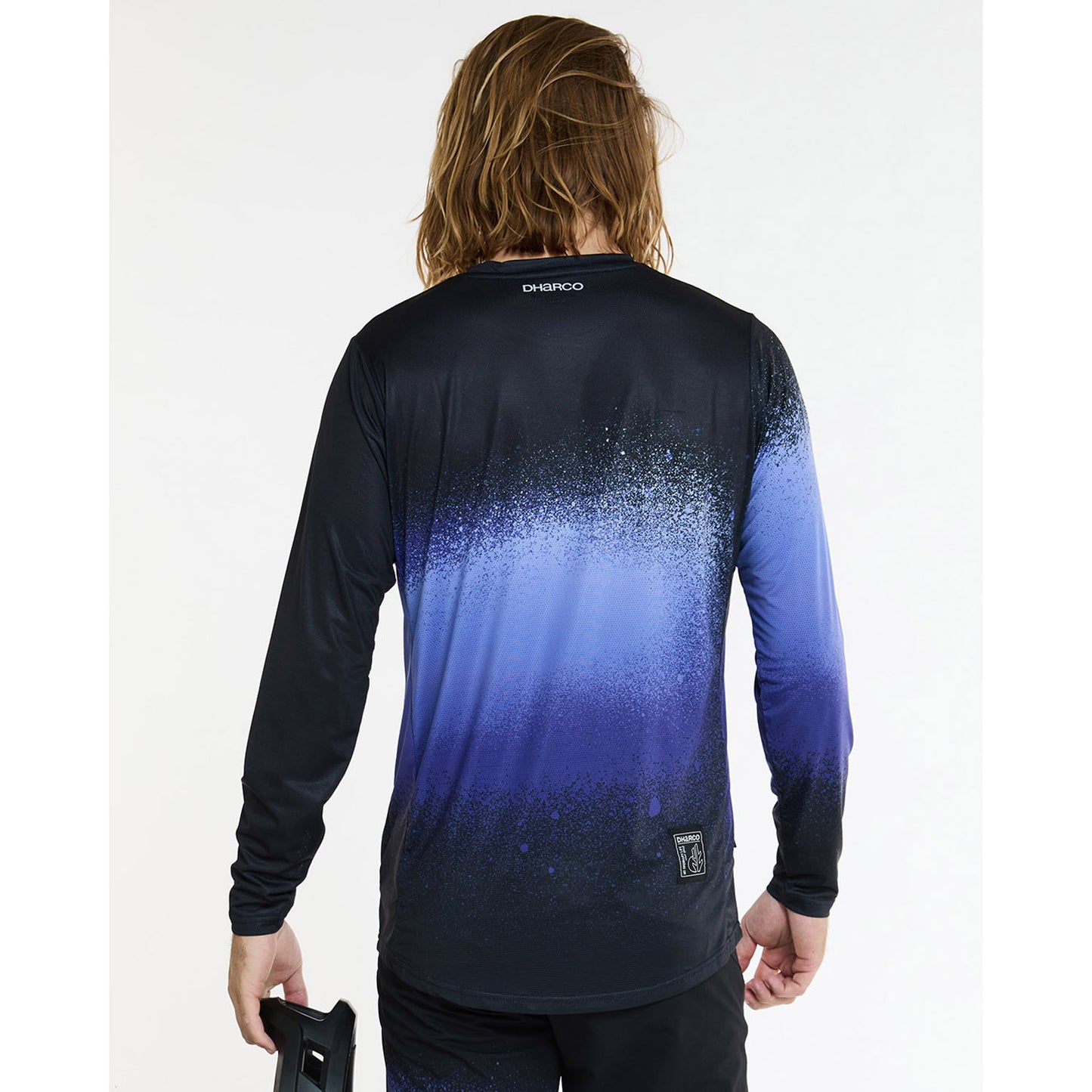 DHARCO RACE ULTRA VIOLETT Trikot Langarm Schwarz/Violett