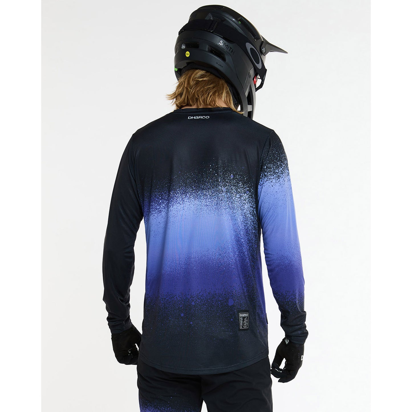 DHARCO RACE ULTRA VIOLETT Trikot Langarm Schwarz/Violett