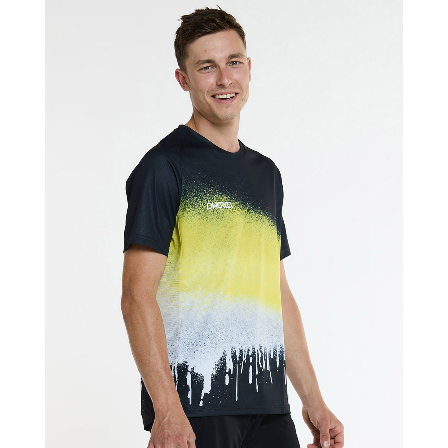 DHARCO ACID RAIN Trikot Kurzarm Schwarz/Gelb