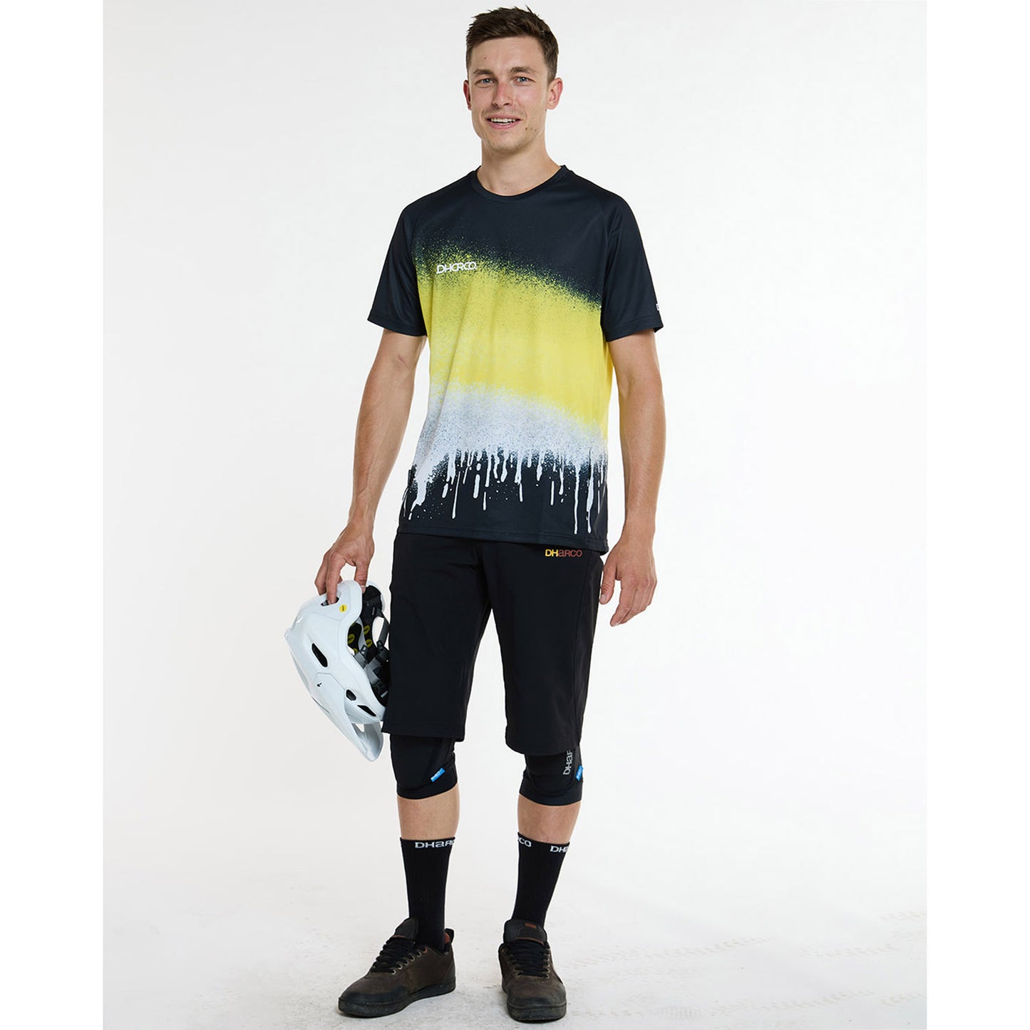 DHARCO ACID RAIN Trikot Kurzarm Schwarz/Gelb