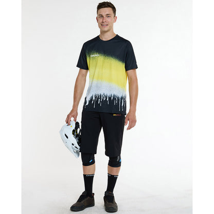 Trikot DHARCO ACID RAIN Kurzarm Schwarz/Gelb