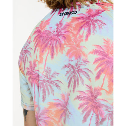 Trikot DHARCO HIGHBALL Kurzarm Rosa/Blau