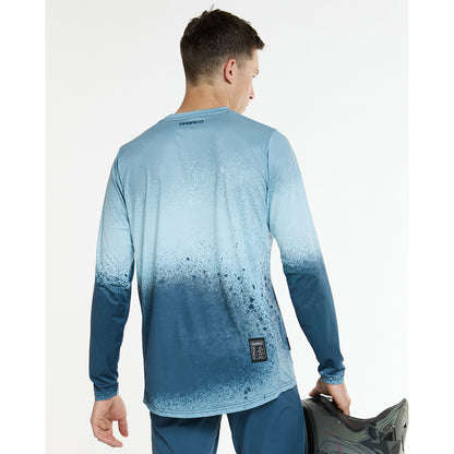 Trikot DHARCO RACE NU WAVE Lange Ärmel Blau