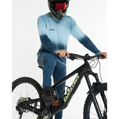Trikot DHARCO RACE NU WAVE Lange Ärmel Blau