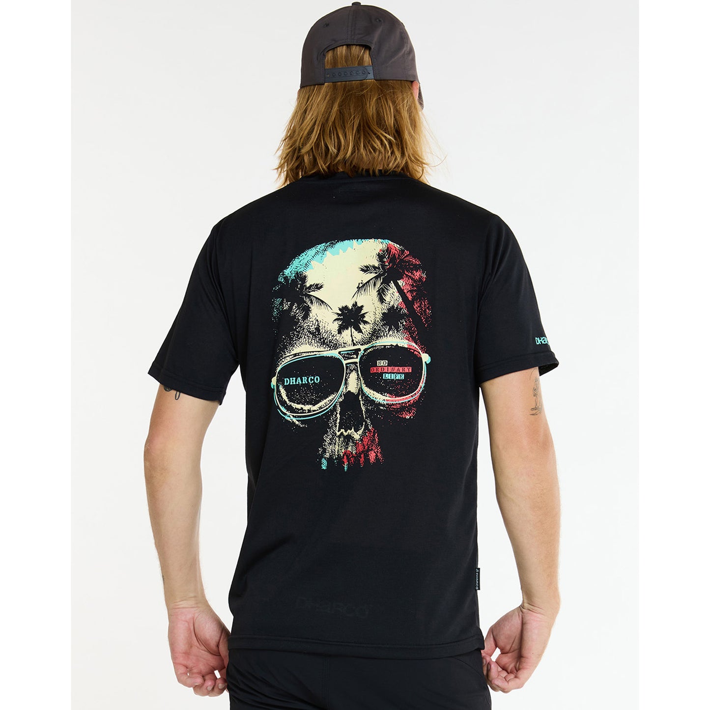 Trikot TECH TEE DHARCO EDDIE Kurzarm Schwarz