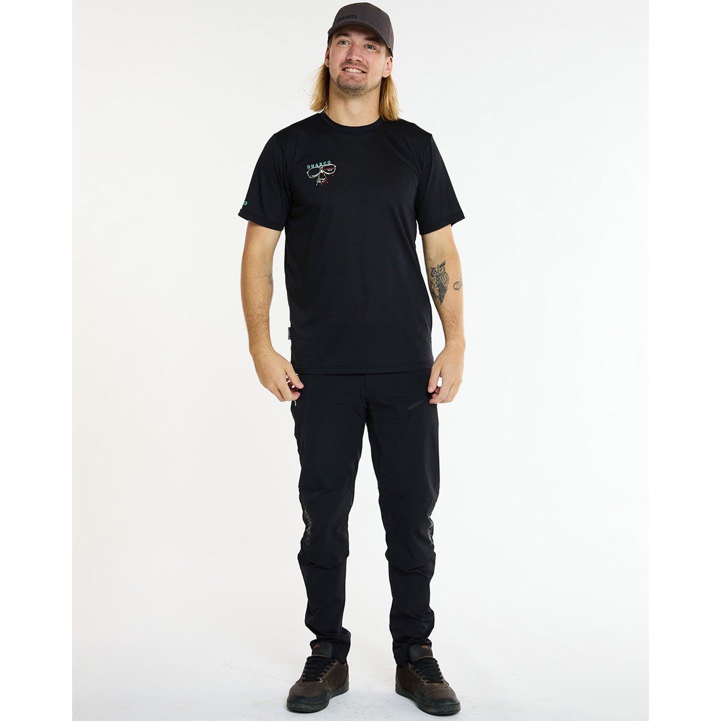 Trikot TECH TEE DHARCO EDDIE Kurzarm Schwarz