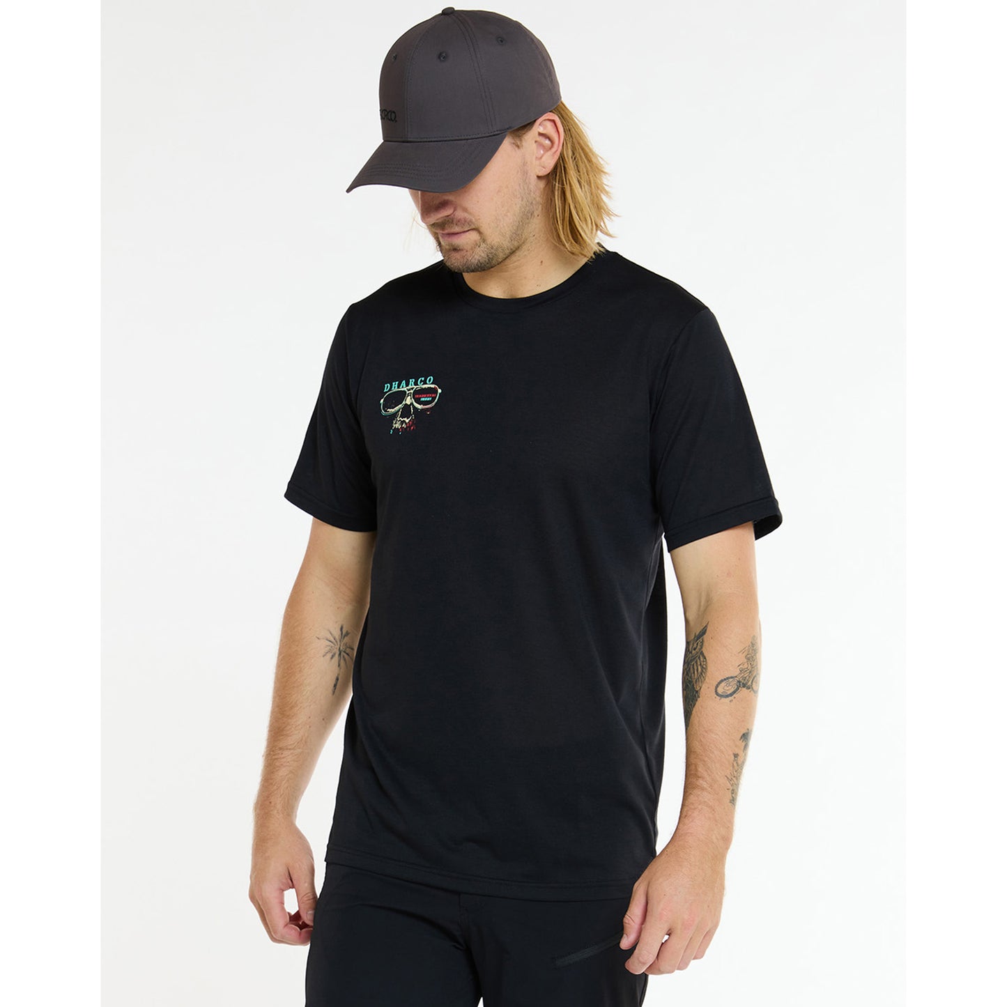 Trikot TECH TEE DHARCO EDDIE Kurzarm Schwarz