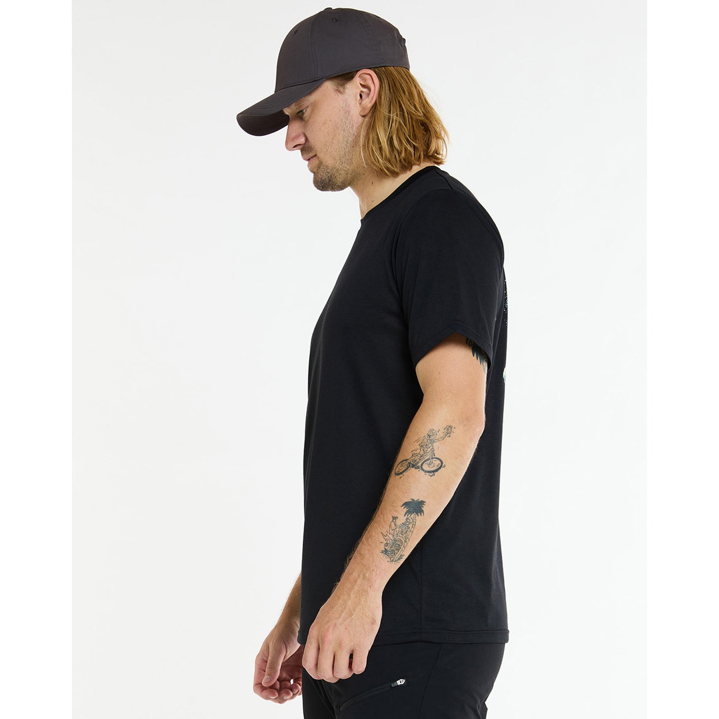 Trikot TECH TEE DHARCO EDDIE Kurzarm Schwarz