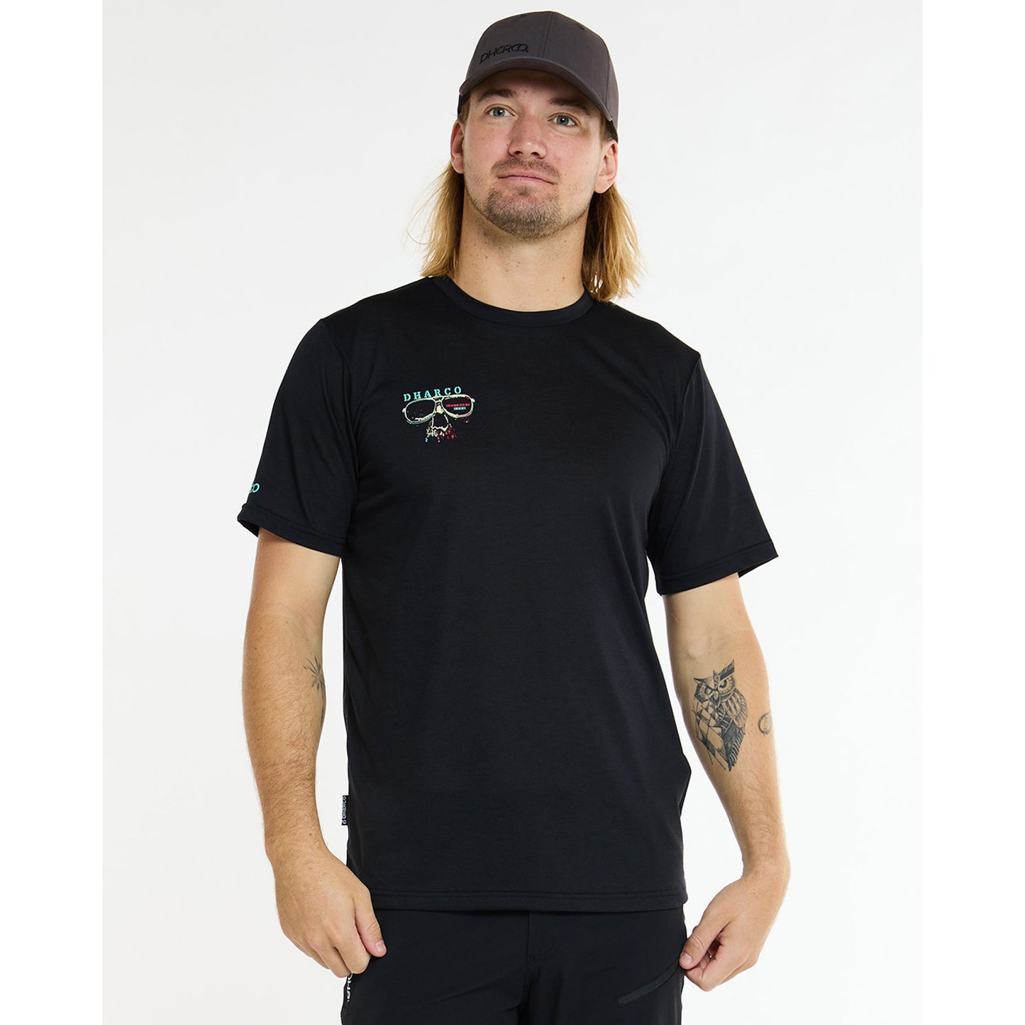 Trikot TECH TEE DHARCO EDDIE Kurzarm Schwarz