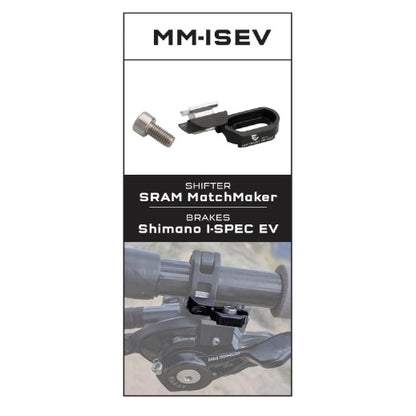 Befestigungsadapter WOLF TOOTH ShiftMount MM-ISEV SRAM MatchMaker X Shifter> Shimano I-SPEC EV Bremse