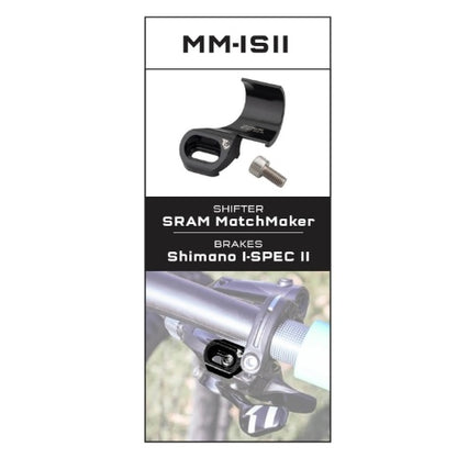 Befestigungsadapter WOLF TOOTH ShiftMount MM-ISII SRAM MatchMaker X Shifter> Shimano I-SPEC II Bremse