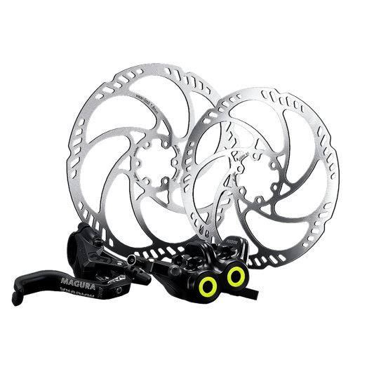 Paar Magura MT5 Pro Scheibenbremsen Storm HC 203/180mm