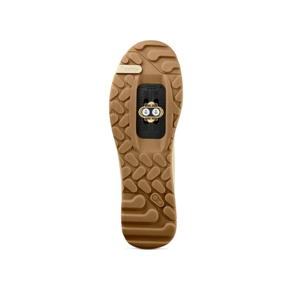 CRANKBROTHERS MALLET TRAIL SPEED LACE CLIP MTB-Schuhe in Grün/Sand — Sohle mit Schuhplatte