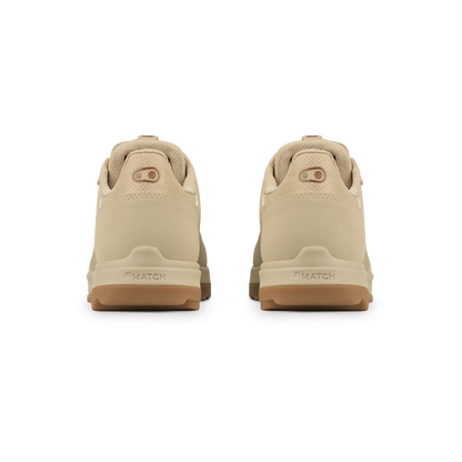 Crankbrothers Mallet Trail Speed Lace Clip MTB-Schuhe Sand/Braun/Gum — Rückansicht