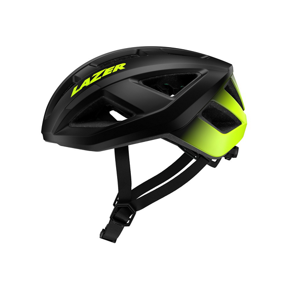 Helm Strasse LAZER TONIC KINETICORE Schwarz/Gelb