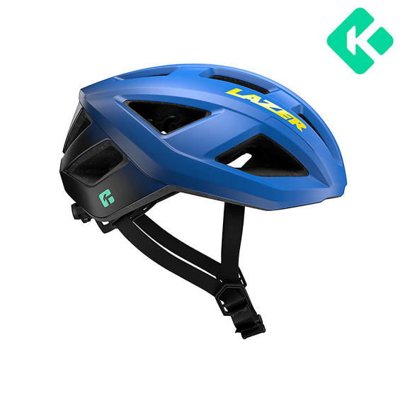 Helm Strasse LAZER TONIC KINETICORE Blau/Gelb