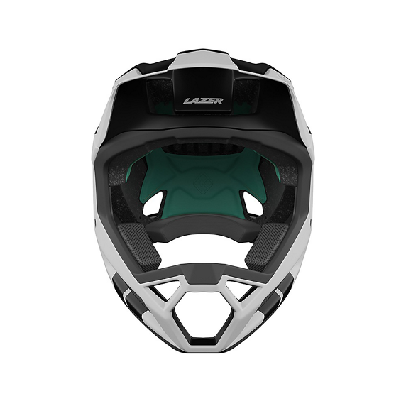 MTB-Helm LAZER CAGE KINETICORE Schwarz Weiß