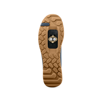 CRANKBROTHERS MALLET TRAIL LACE CLIP MTB-Schuhe in Blau/Gum – Sohle mit Schuhplatte