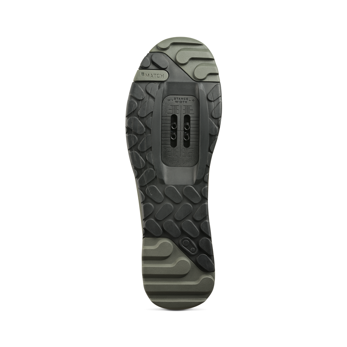 MTB-Schuhe CRANKBROTHERS MALLET TRAIL SPEEDLACE SEAL Grau/Grün – Sohle