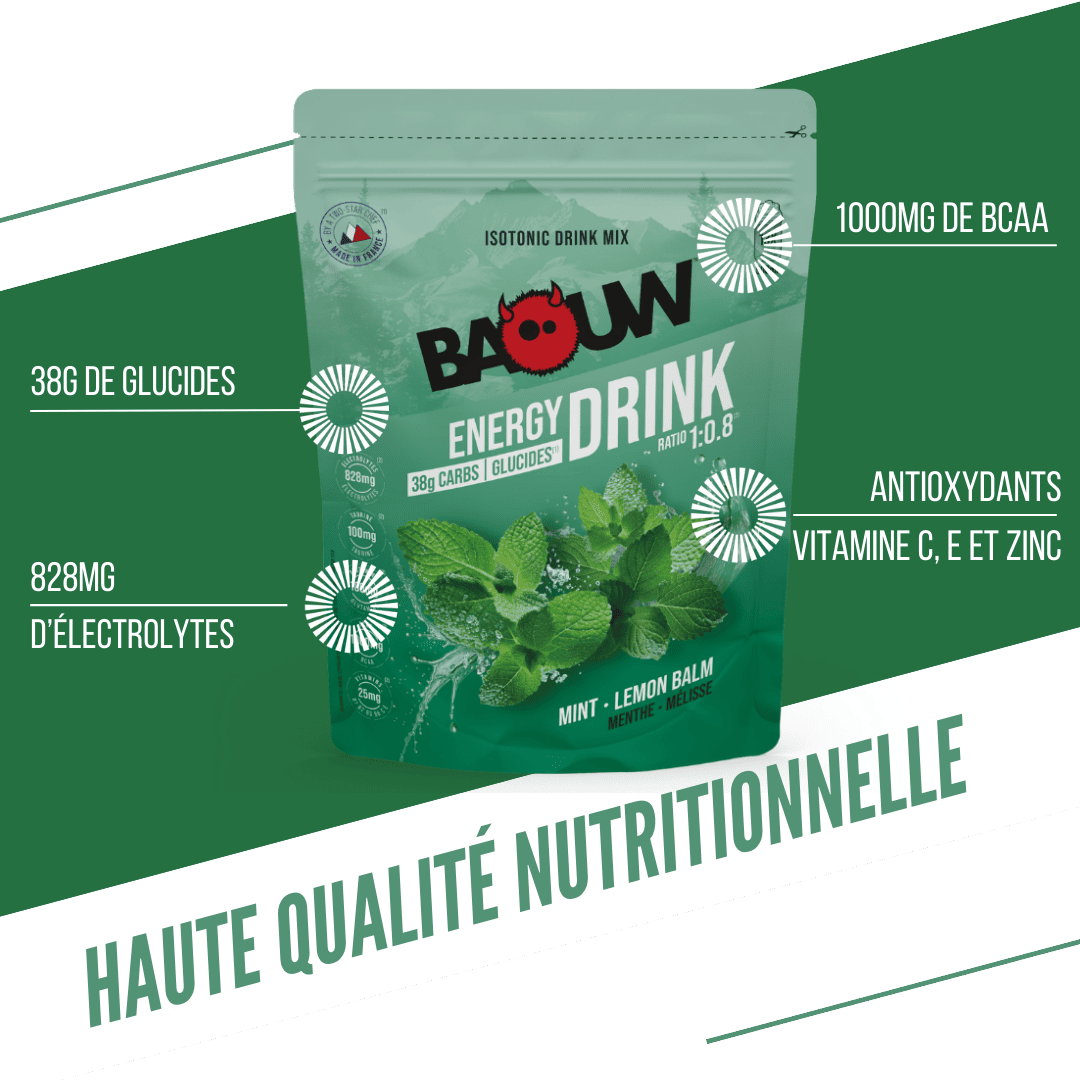 BAOUW ISOTONIC Energy Drink (585g) Minze/Melisse
