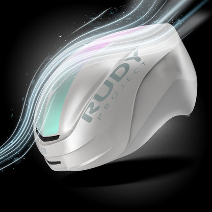 Straßenhelm RUDY PROJECT NYTRON PRO Weiß Iridescent Matt