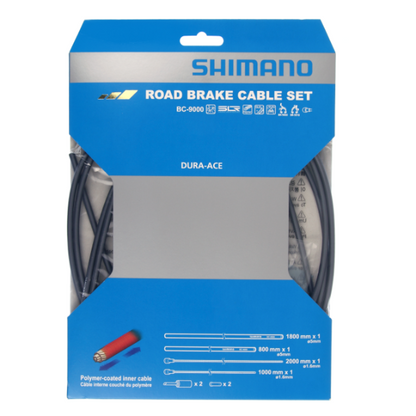 Brems- und Hüllenkabelset SHIMANO DURA-ACE 9000 Grau