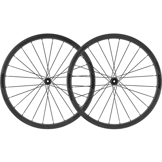 Paar Laufräder MAVIC COSMIC SLR 32 Tubeless Ready (Center Lock) Schwarz