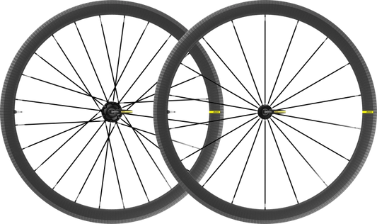 Paar MAVIC COSMIC SL 40 Laufräder mit Reifen