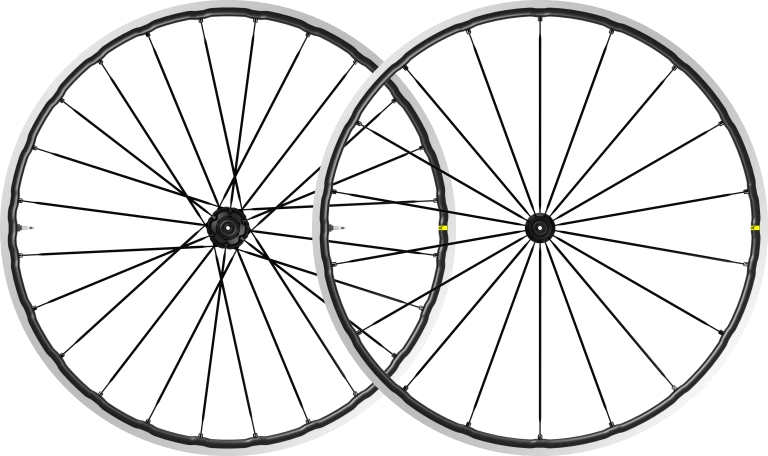 Paar MAVIC KSYRIUM SL-Laufräder mit Reifen