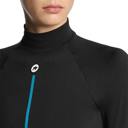 Unterziehshirt ASSOS WINTER SKIN P1 Langarm Damen Schwarz