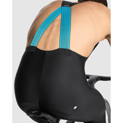 Lange Träger-Radhose ASSOS EQUIPE R HABU WINTER S11 Schwarz