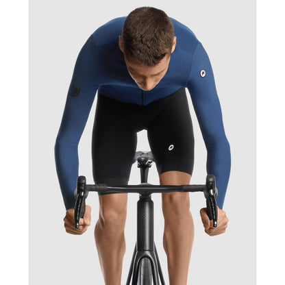 Trikot ASSOS MILLE GT SPRING FALL C2 Lange Ärmel Stone Blue