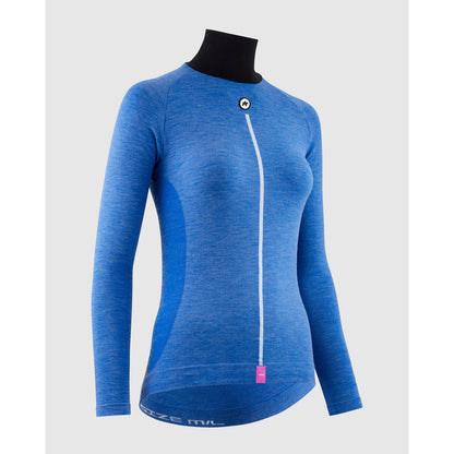 Unterwäsche ASSOS ULTRAZ WINTER SKIN P1 Langarm Damen Calypso Blu
